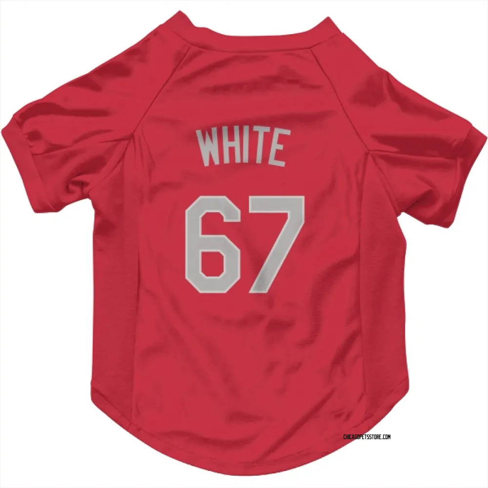 Chicago White Sox Owen White Red Pet Jersey for Dog & Cat