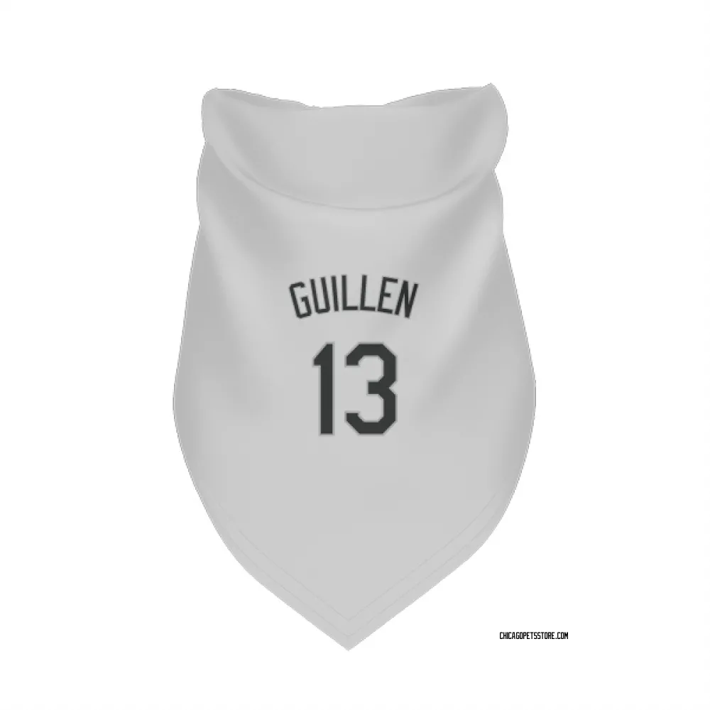 Chicago White Sox Ozzie Guillen White Pet Bandana for Dog & Cat
