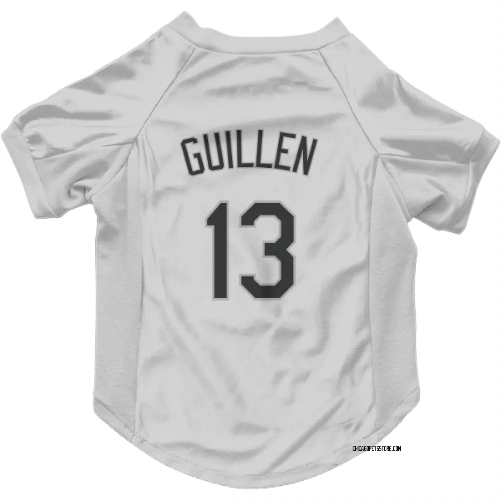 Chicago White Sox Ozzie Guillen White Pet Jersey for Dog & Cat
