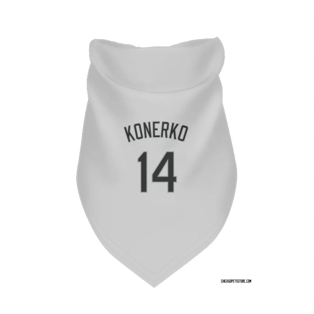 Chicago White Sox Paul Konerko White Pet Bandana for Dog & Cat