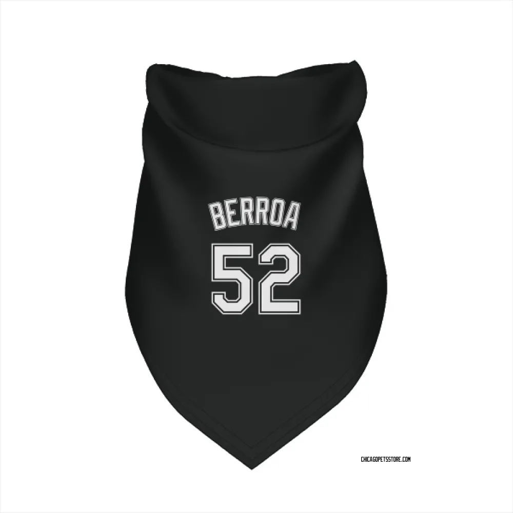Chicago White Sox Prelander Berroa Black Pet Bandana for Dog & Cat