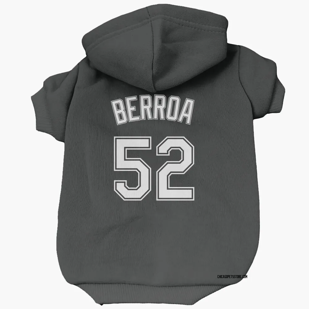 Chicago White Sox Prelander Berroa Black Pet Hoodie for Dog & Cat