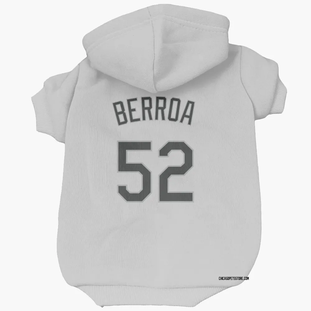 Chicago White Sox Prelander Berroa White Pet Hoodie for Dog & Cat