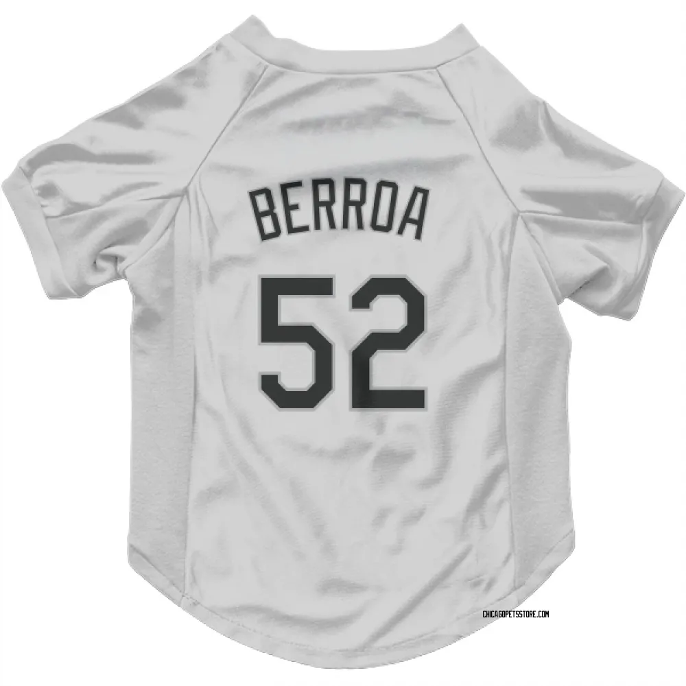 Chicago White Sox Prelander Berroa White Pet Jersey for Dog & Cat