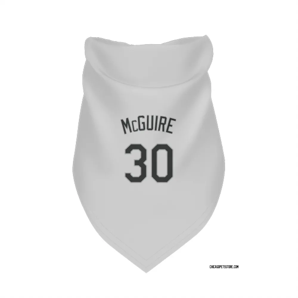 Chicago White Sox Reese McGuire White Pet Bandana for Dog & Cat