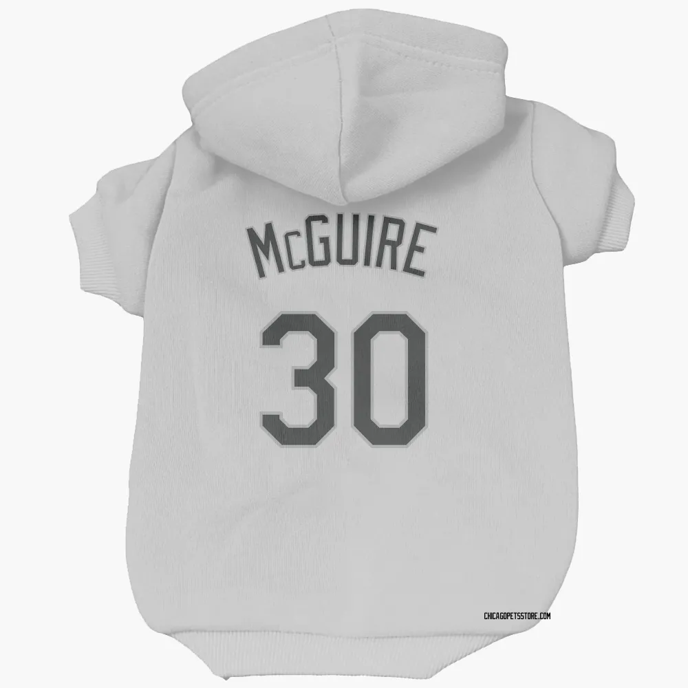 Chicago White Sox Reese McGuire White Pet Hoodie for Dog & Cat