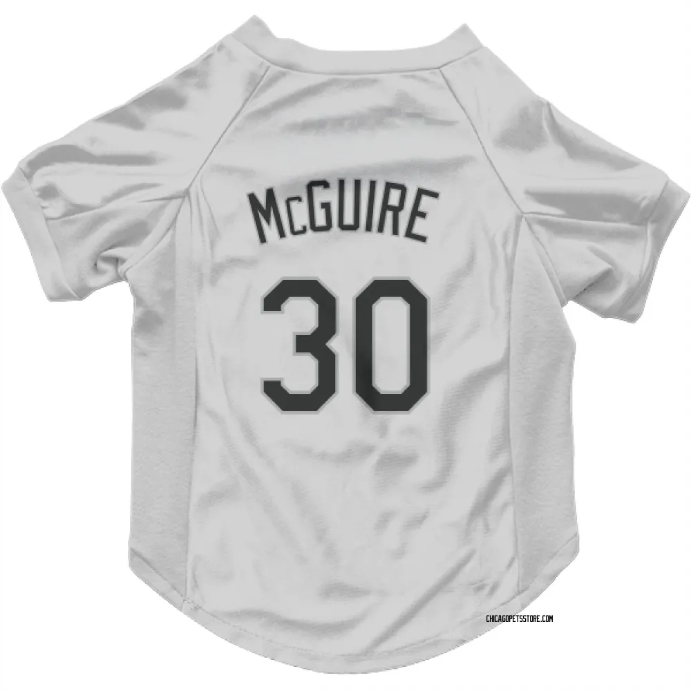Chicago White Sox Reese McGuire White Pet Jersey for Dog & Cat