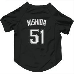 Chicago White Sox Rikuu Nishida Black Pet Jersey for Dog & Cat