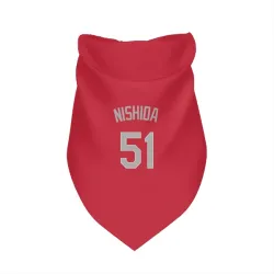 Chicago White Sox Rikuu Nishida Red Pet Bandana for Dog & Cat
