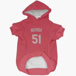 Chicago White Sox Rikuu Nishida Red Pet Hoodie for Dog & Cat