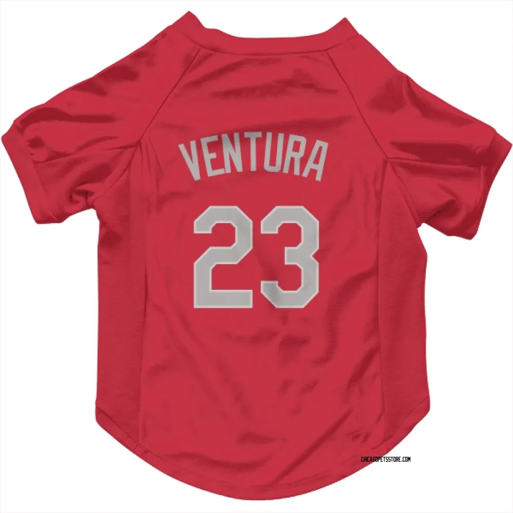 Chicago White Sox Robin Ventura Red Pet Jersey for Dog & Cat