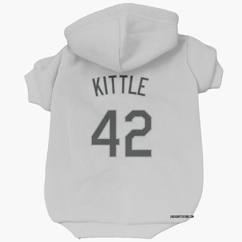 Chicago White Sox Ron Kittle White Pet Hoodie for Dog & Cat