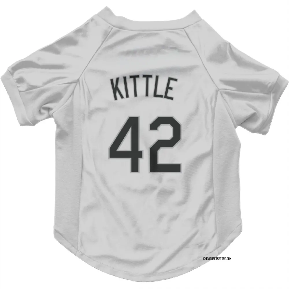Chicago White Sox Ron Kittle White Pet Jersey for Dog & Cat