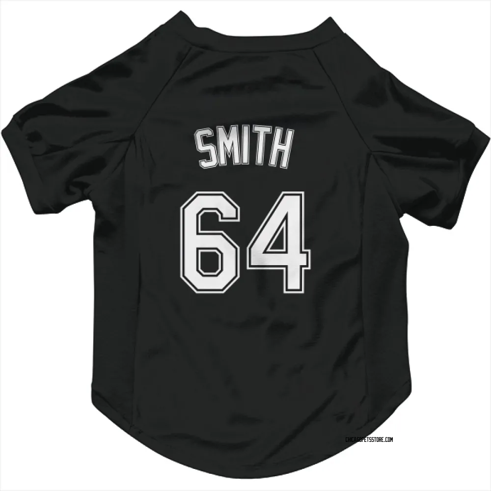Chicago White Sox Shane Smith Black Pet Jersey for Dog & Cat