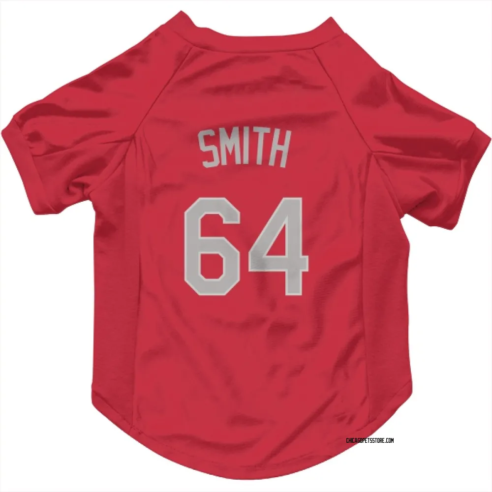 Chicago White Sox Shane Smith Red Pet Jersey for Dog & Cat