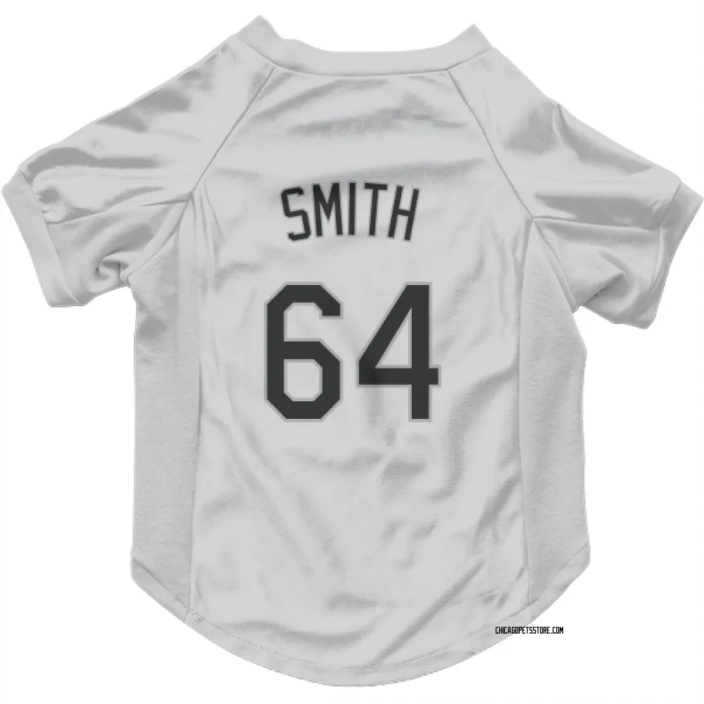 Chicago White Sox Shane Smith White Pet Jersey for Dog & Cat