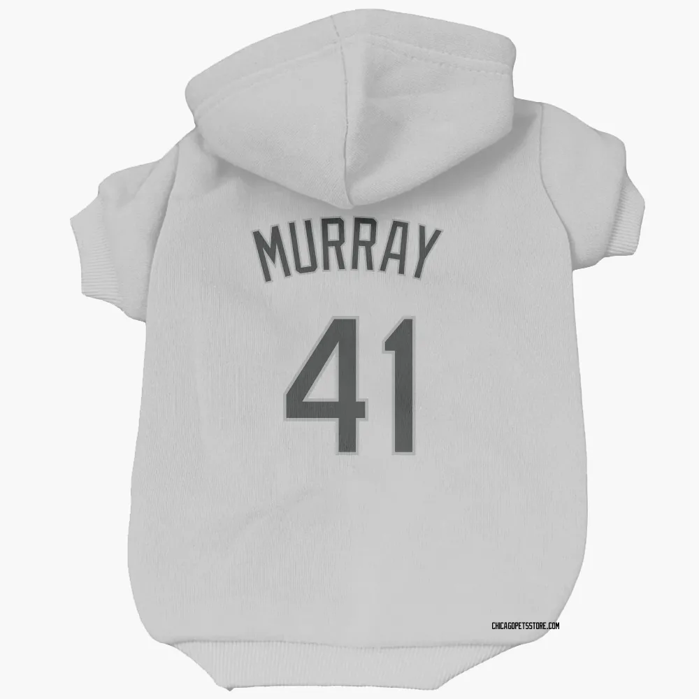 Chicago White Sox Tanner Murray White Pet Hoodie for Dog & Cat