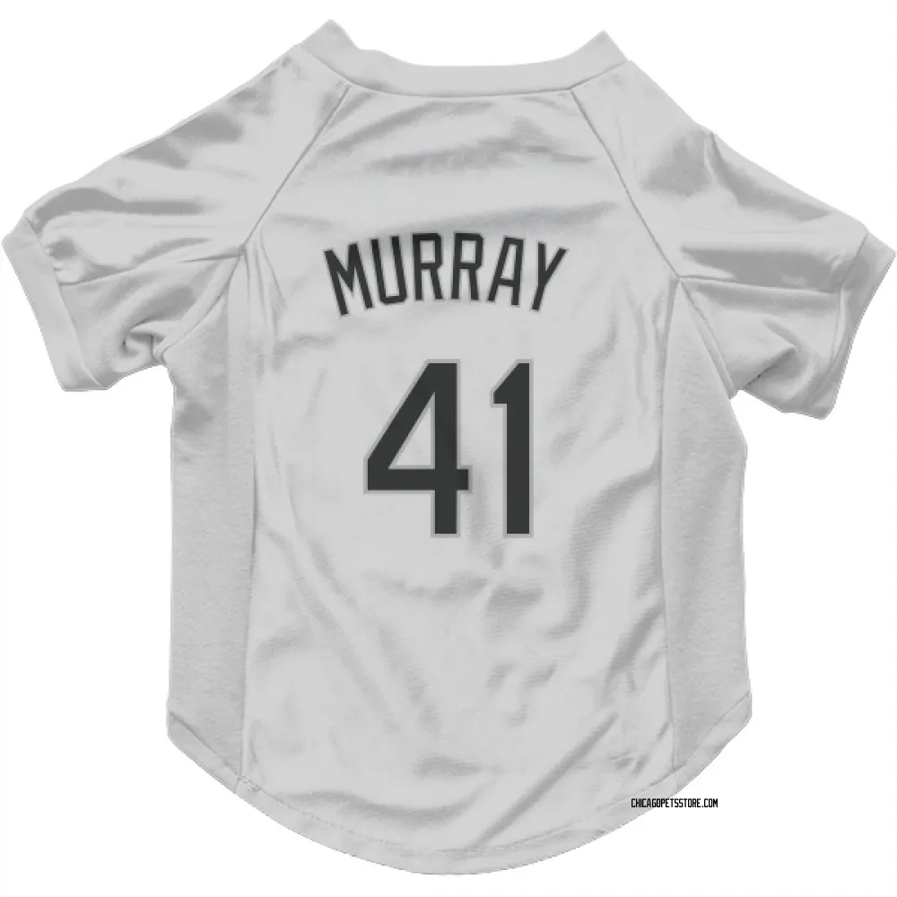 Chicago White Sox Tanner Murray White Pet Jersey for Dog & Cat