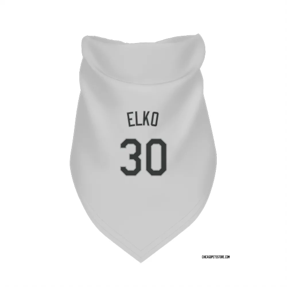 Chicago White Sox Tim Elko White Pet Bandana for Dog & Cat