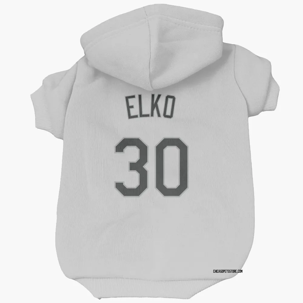 Chicago White Sox Tim Elko White Pet Hoodie for Dog & Cat