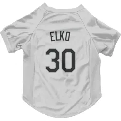 Chicago White Sox Tim Elko White Pet Jersey for Dog & Cat