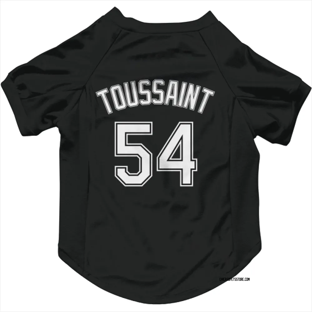 Chicago White Sox Touki Toussaint Black Pet Jersey for Dog & Cat