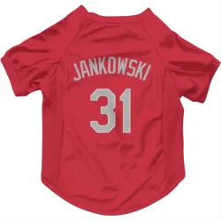Chicago White Sox Travis Jankowski Red Pet Jersey for Dog & Cat