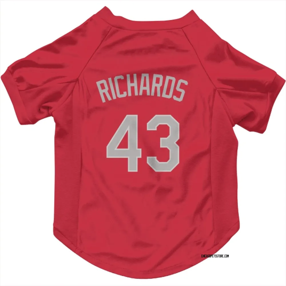 Chicago White Sox Trevor Richards Red Pet Jersey for Dog & Cat