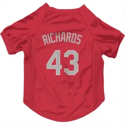 Chicago White Sox Trevor Richards Red Pet Jersey for Dog & Cat