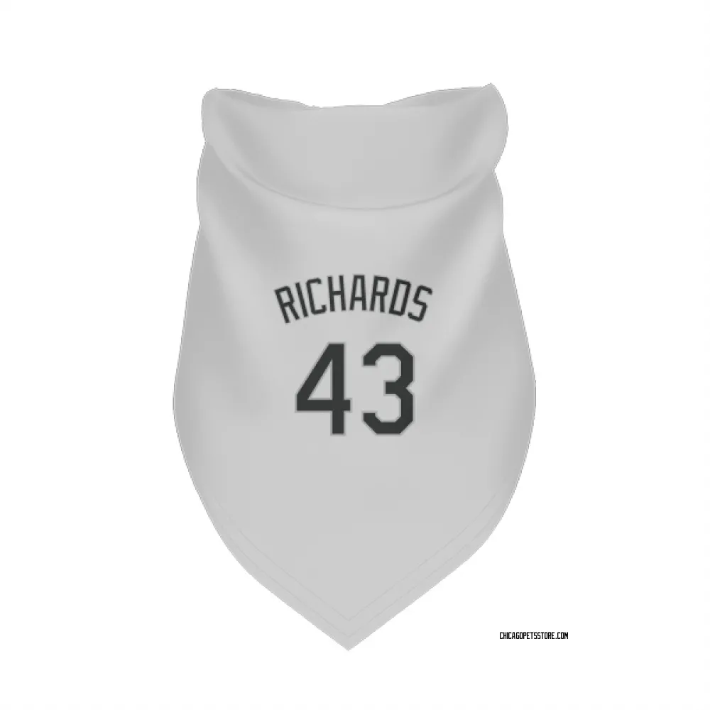 Chicago White Sox Trevor Richards White Pet Bandana for Dog & Cat