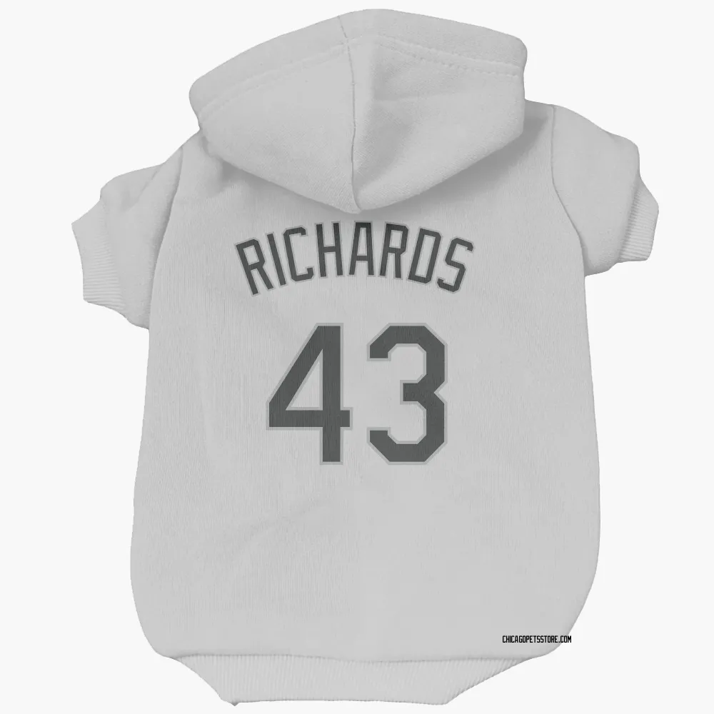 Chicago White Sox Trevor Richards White Pet Hoodie for Dog & Cat