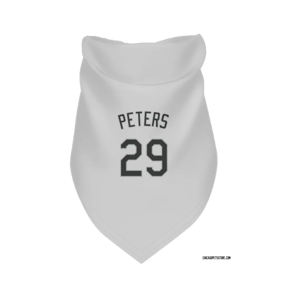 Chicago White Sox Tristan Peters White Pet Bandana for Dog & Cat
