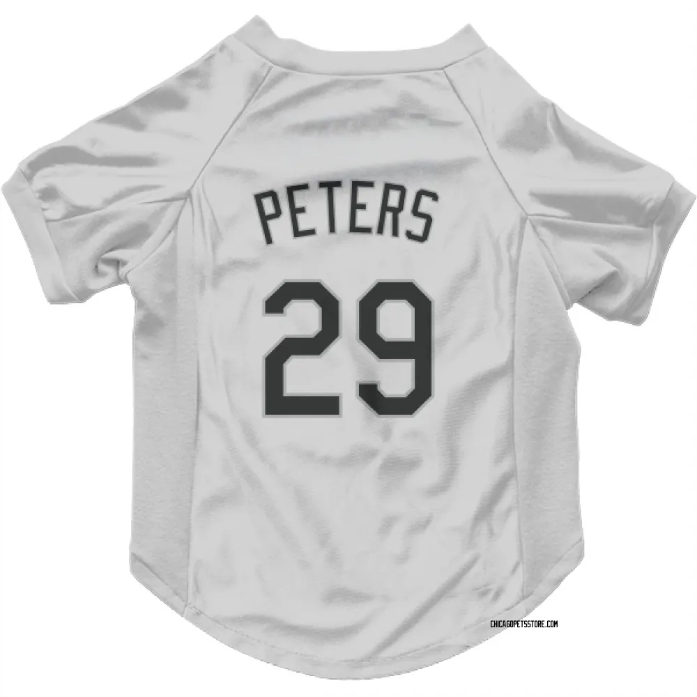 Chicago White Sox Tristan Peters White Pet Jersey for Dog & Cat