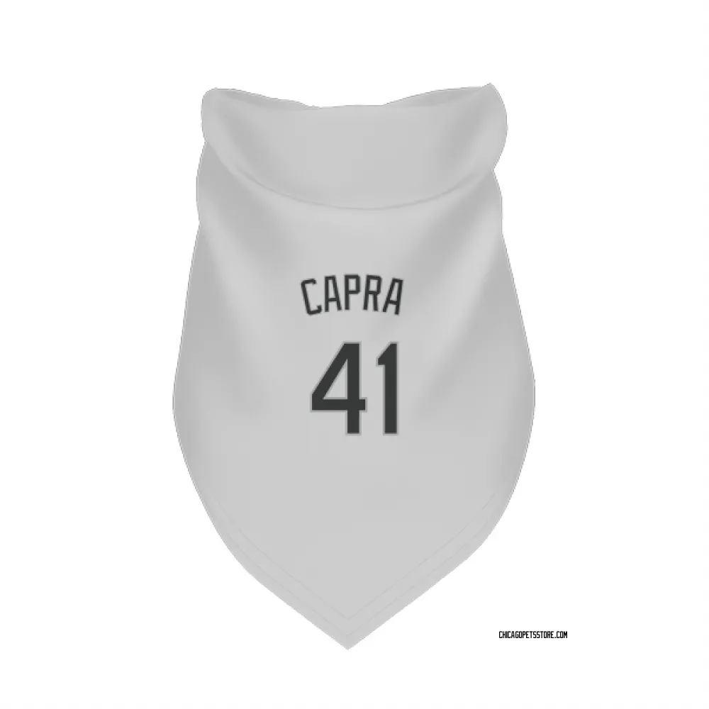 Chicago White Sox Vinny Capra White Pet Bandana for Dog & Cat
