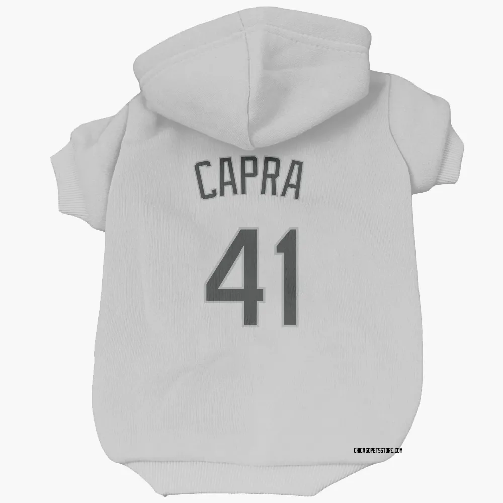 Chicago White Sox Vinny Capra White Pet Hoodie for Dog & Cat
