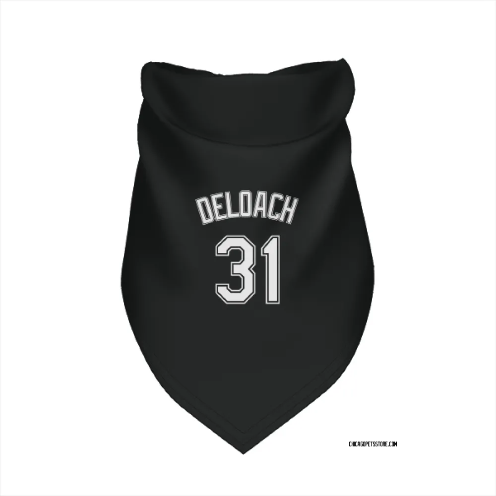 Chicago White Sox Zach DeLoach Black Pet Bandana for Dog & Cat