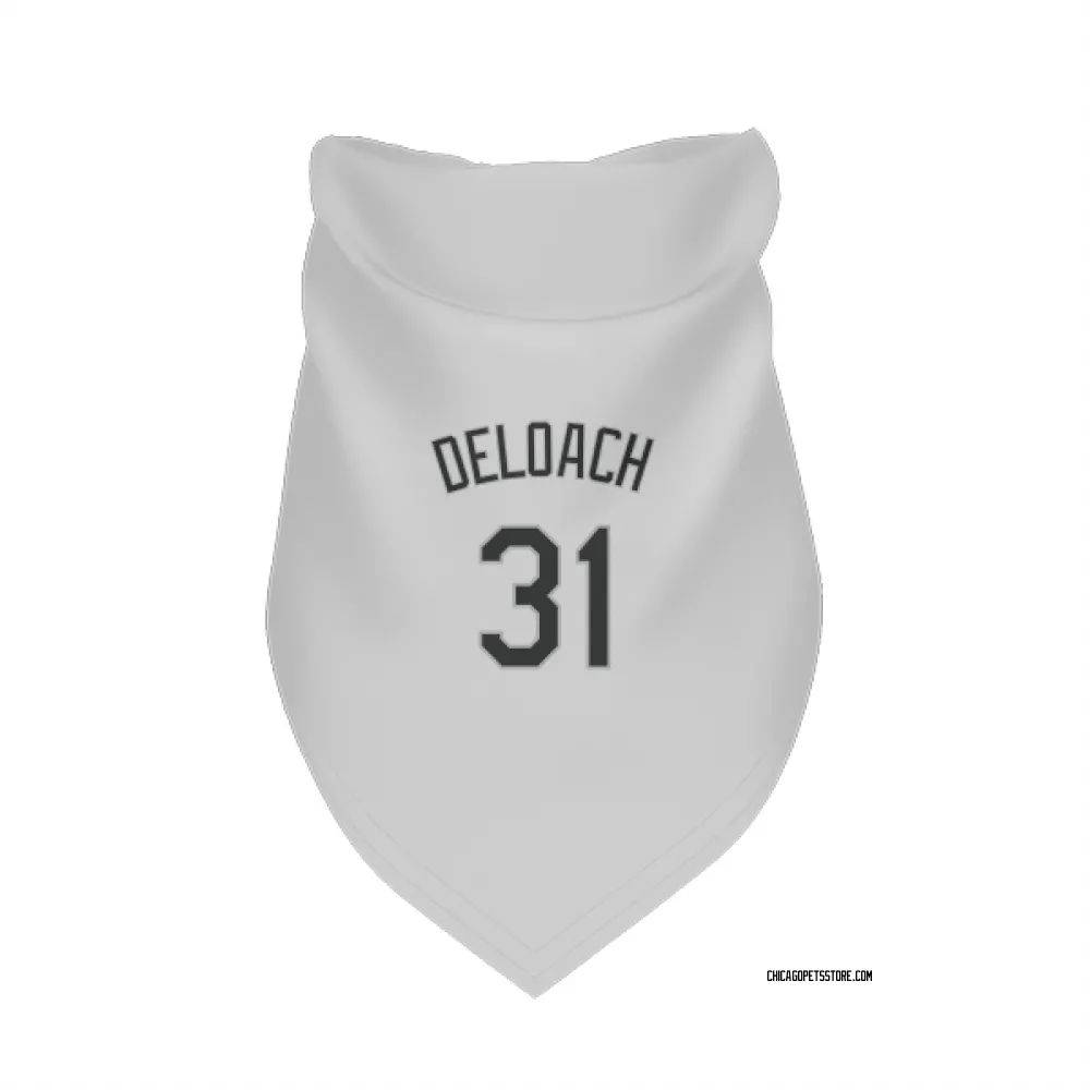 Chicago White Sox Zach DeLoach White Pet Bandana for Dog & Cat