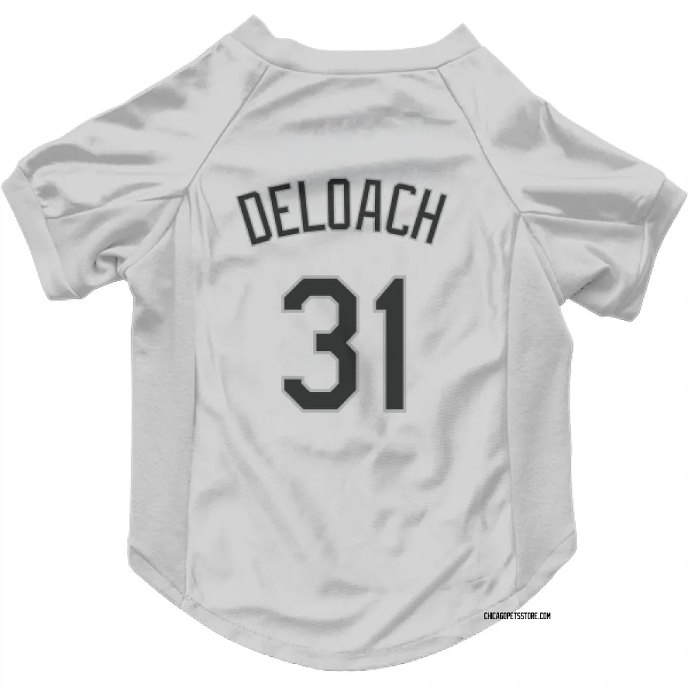 Chicago White Sox Zach DeLoach White Pet Jersey for Dog & Cat